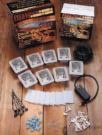 Picture of a Deck and Dock outdoor lighting kit